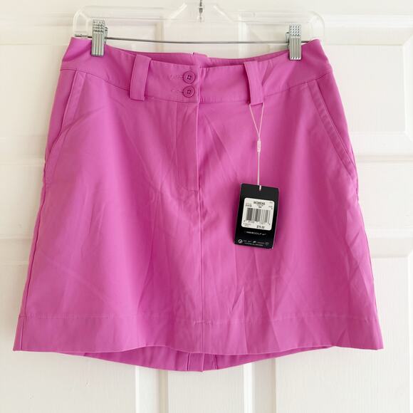 NWT Nike Golf Dri-Fit Performance Modern Rise Pink Skort Size 4 Golf Activewear - Picture 1 of 6